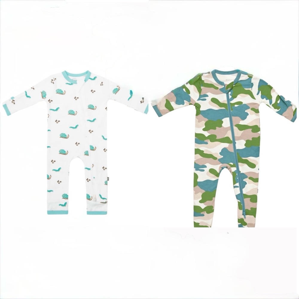 Kyte Baby Bundle - 2 zippered pajama rompers